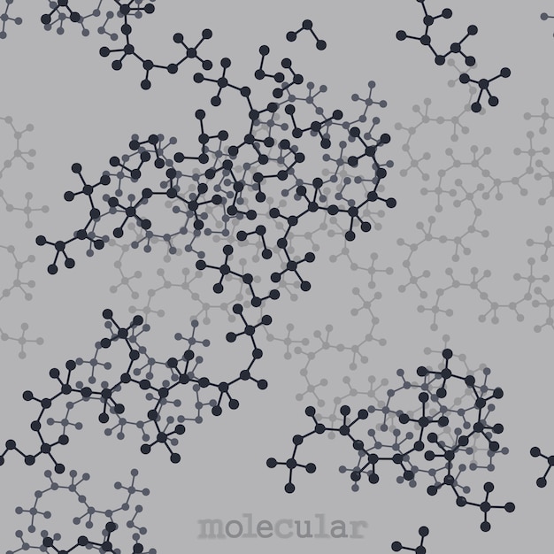 Molecular structures illustration