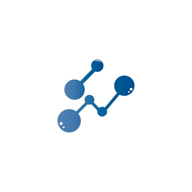molecule logo vector illustration design template