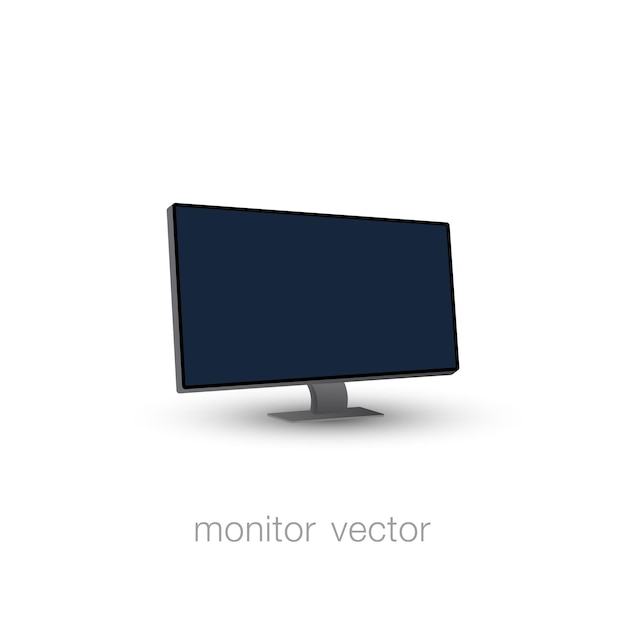 monitor clipart vector