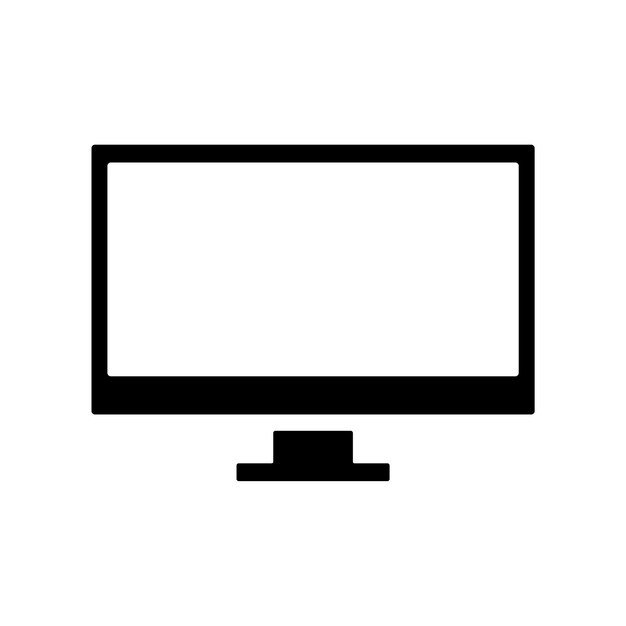 monitor icon design vector template