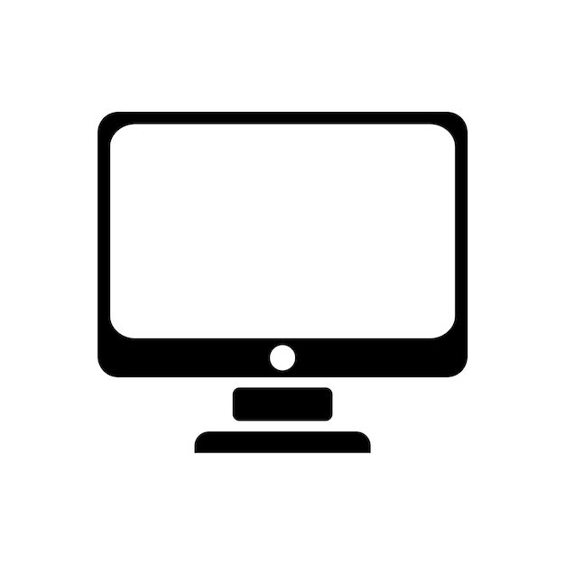 monitor icon design vector template