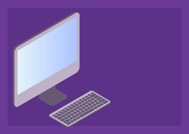 monitor with keyboard symbolizing online connection between colleagues accomplishing project