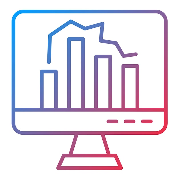 Monitoring Analytics icon vector image Can be used for Online Marketing