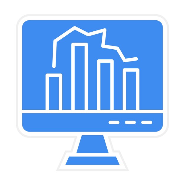 Monitoring Analytics icon vector image Can be used for Online Marketing