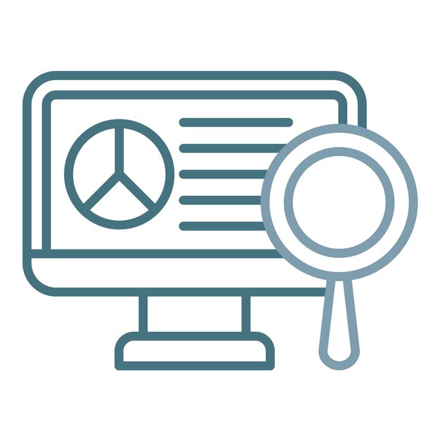 Monitoring Project Data Flat Illustration