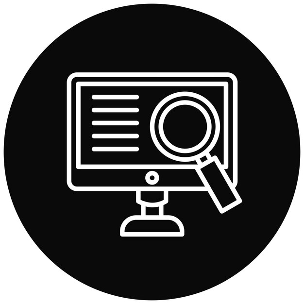 Monitoring vector icon Can be used for Action Plan iconset