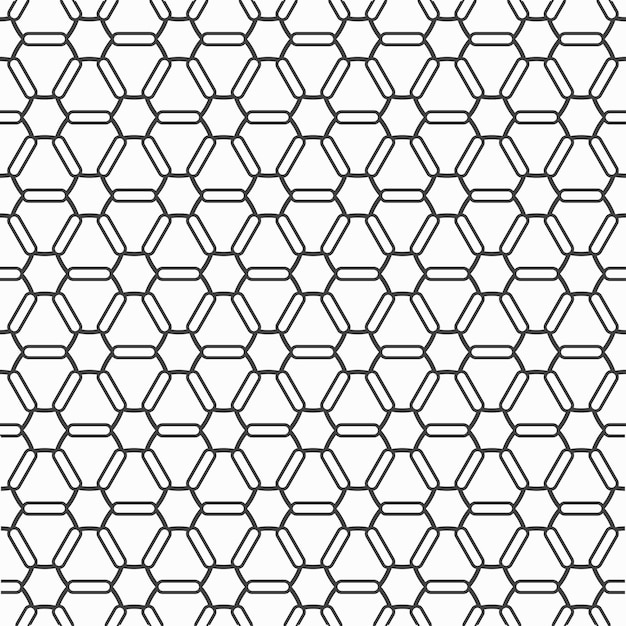Monochrome grid seamless pattern