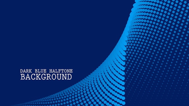 Mørkeblå halftone abstrakt baggrund til baggrund eller præsentation