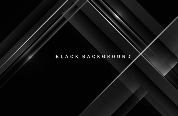 Mørkt konceptdesign med sort geometrisk baggrund