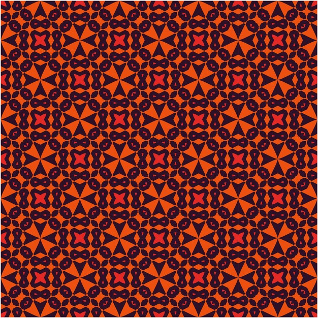 Mosaic seamless pattern design decorative style