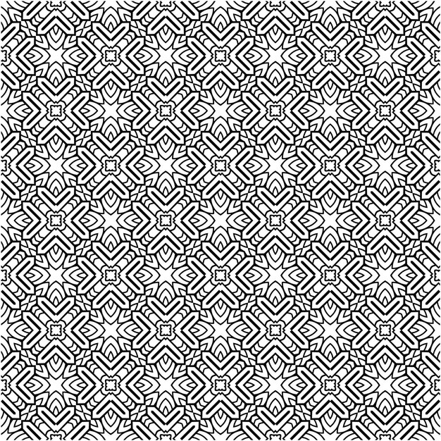 Mosaic seamless pattern design decorative style