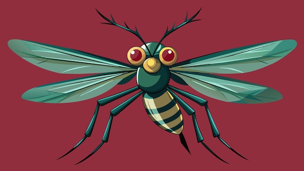 mosquito vector graphics illustration EPS source file format lossless scaling icon design