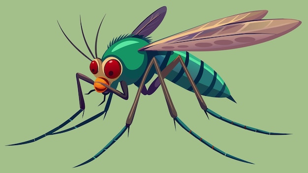 mosquito vector graphics illustration EPS source file format lossless scaling icon design