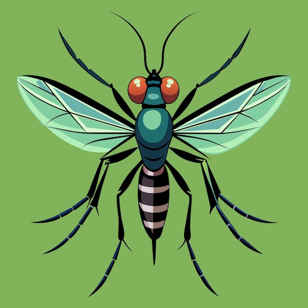 mosquito vector graphics illustration EPS source file format lossless scaling icon design