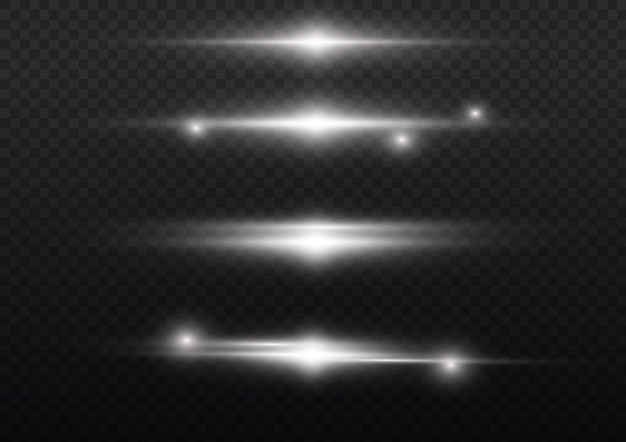 motion effect moving fast lines speed line laser beams horizontal white light rays glow flare vector