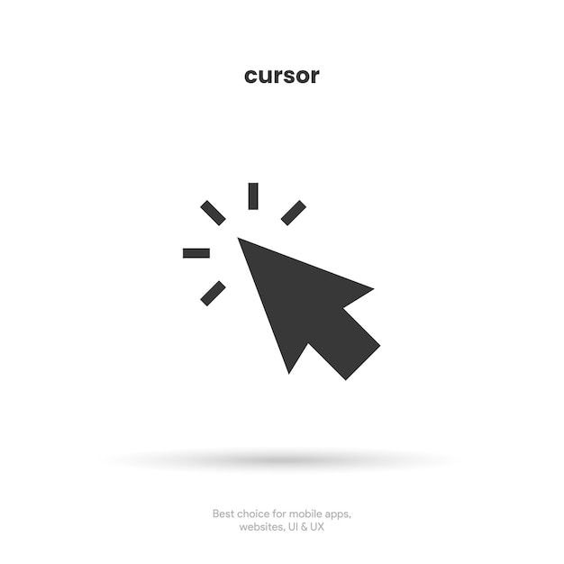 mouse click cursor set hand cursor click icon mouse pointer set arrow cursor pointer click icon