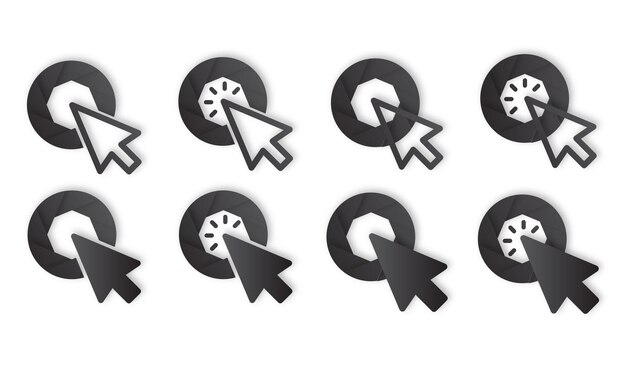Mouse cursor icon collection