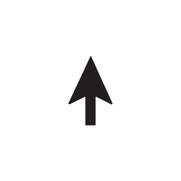 mouse icon in trendy flat design