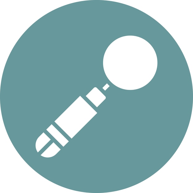 Mouth Mirror Icon Style