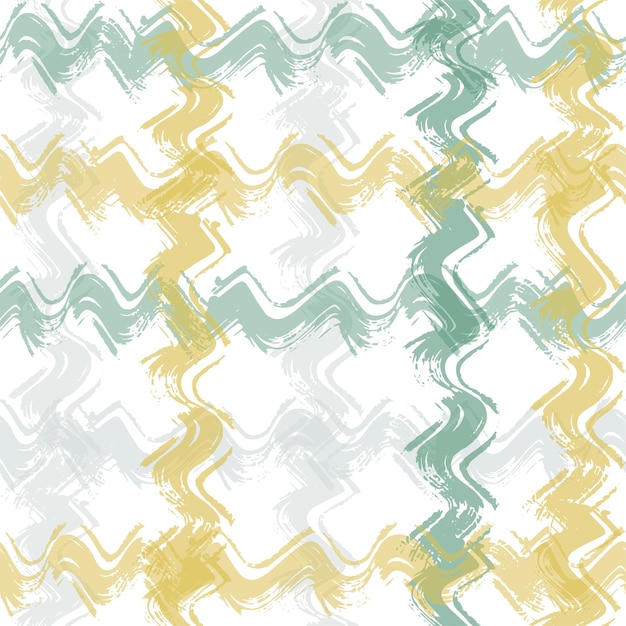 Multi color overlapping wavy shapes form a creative pattern