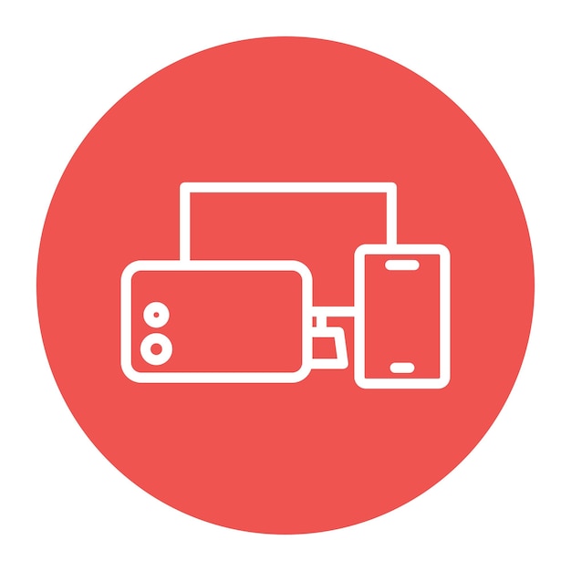 Multi Platform icon vector image Can be used for New Media