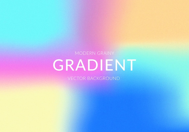 Multicolor grainy gradient background