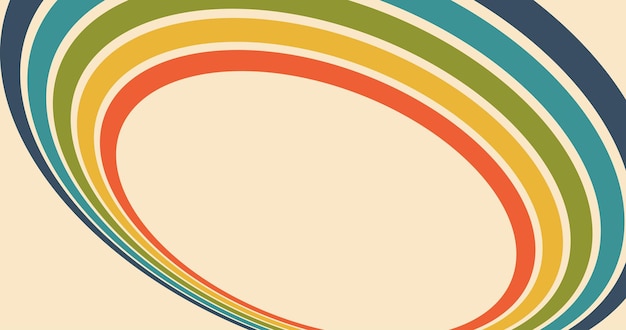 multicolor strip retro vector background