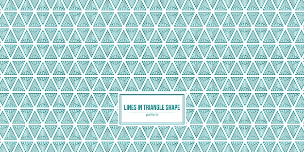 multiple lines inside trangle shape pattern