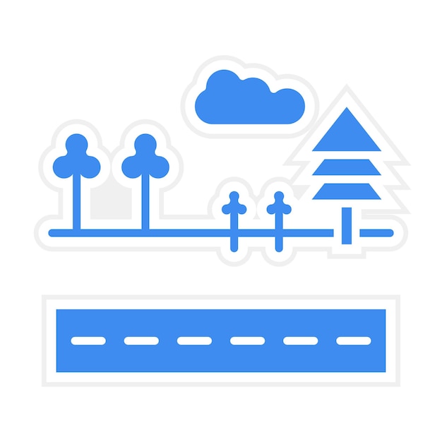 Multiple POIs icon vector image Can be used for Map and Navigation