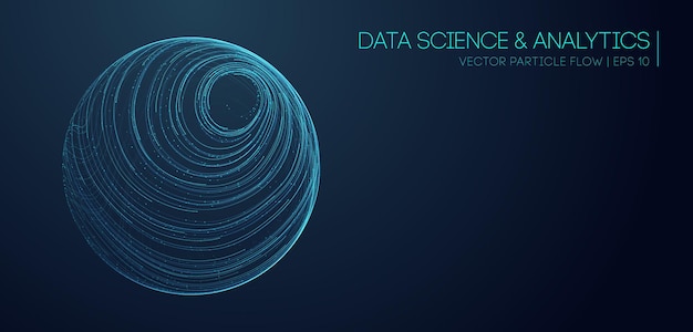 music abstract background blue. data technology abstract futuristic illustration. big data visualization. eps 10.