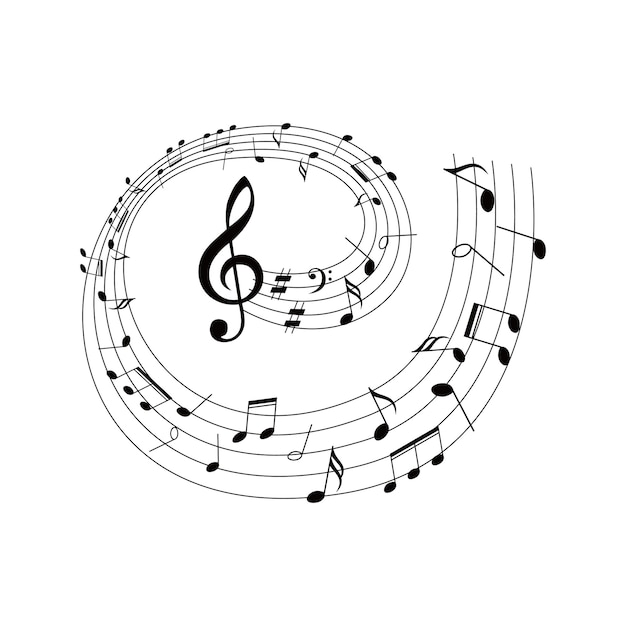 music note vector illustration music sign and symbol