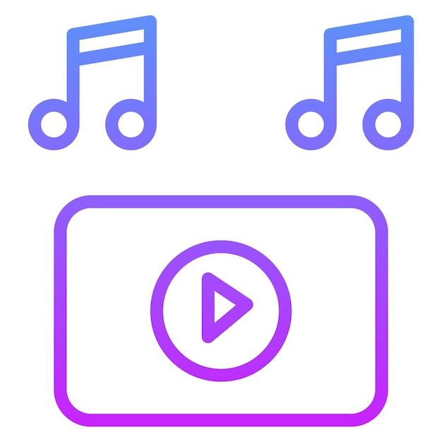 Music Player vector icon illustration of Entertainment iconset