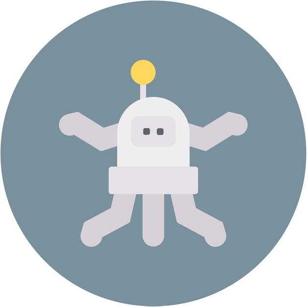nanorobot icon vector image can be used for robotics