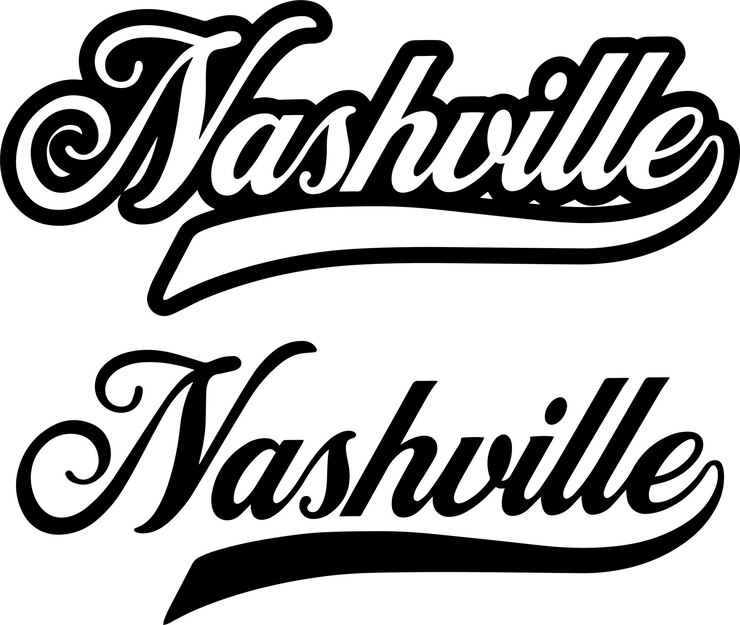 Vektör nashville word