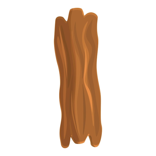 natural tree trunk icon cartoon of natural tree trunk vector icon for web design isolated on white background