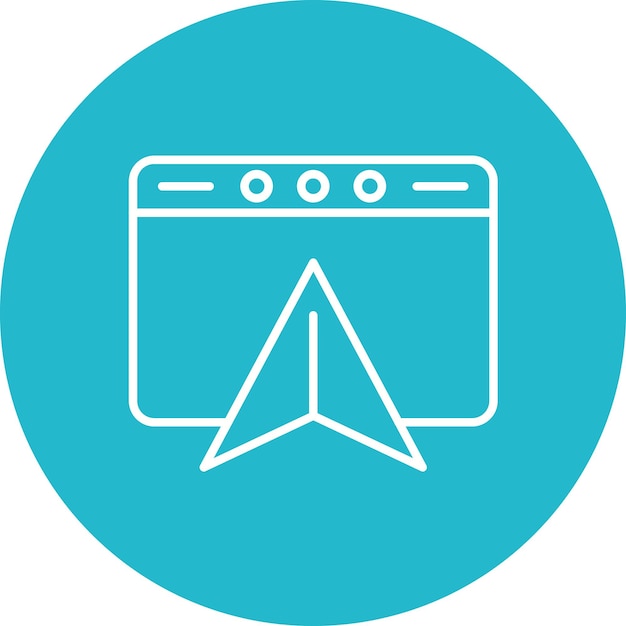 Navigation icon vector image Can be used for UX and UI
