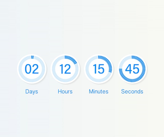 Nedräkningsklocka, timer.