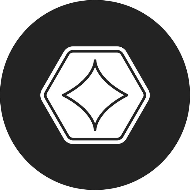 negative space icon vector image can be used for ux and ui