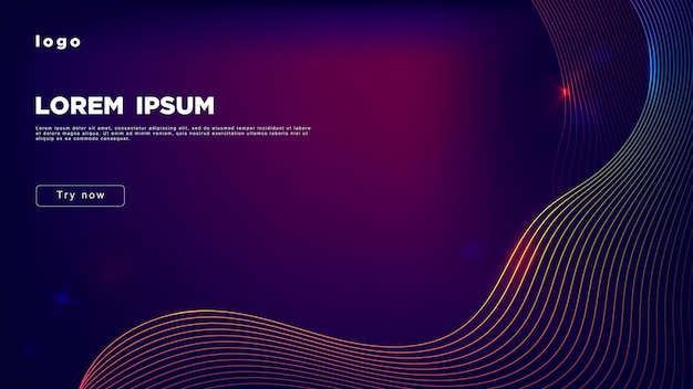 Neon abstract space background for websites presentations advertisements etc