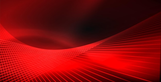Neon color abstract lines