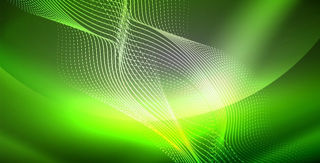 Neon lines shiny glowing background