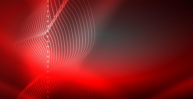 Neon lines shiny glowing background