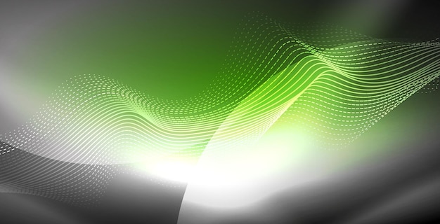 Neon lines shiny glowing background