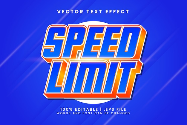 neon text effect speed high quality template