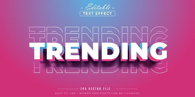 neon text trending editable text effect