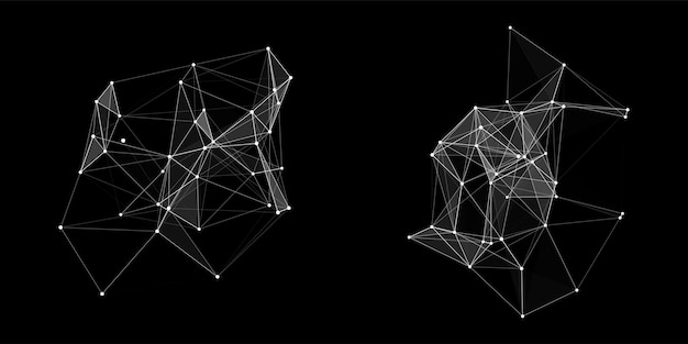 Netværksforbindelsesstruktur Teknologi forbinder big data Videnskabelig baggrund Forretningsmæssig futuristisk baggrund