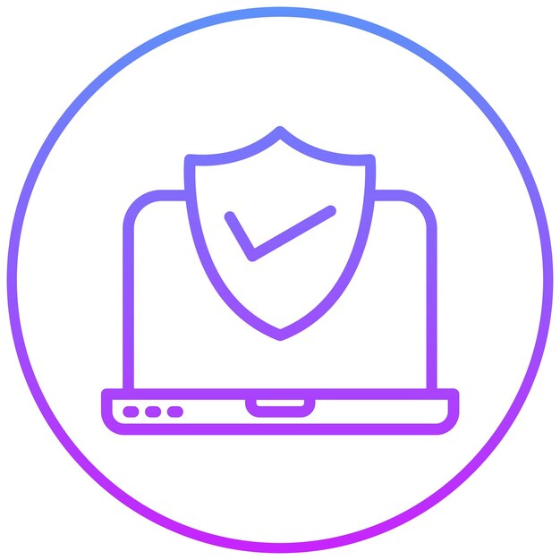 network authentication vector icon illustration of networking iconset