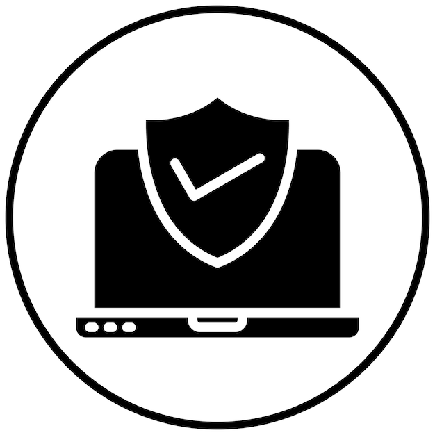 network authentication vector icon illustration of networking iconset