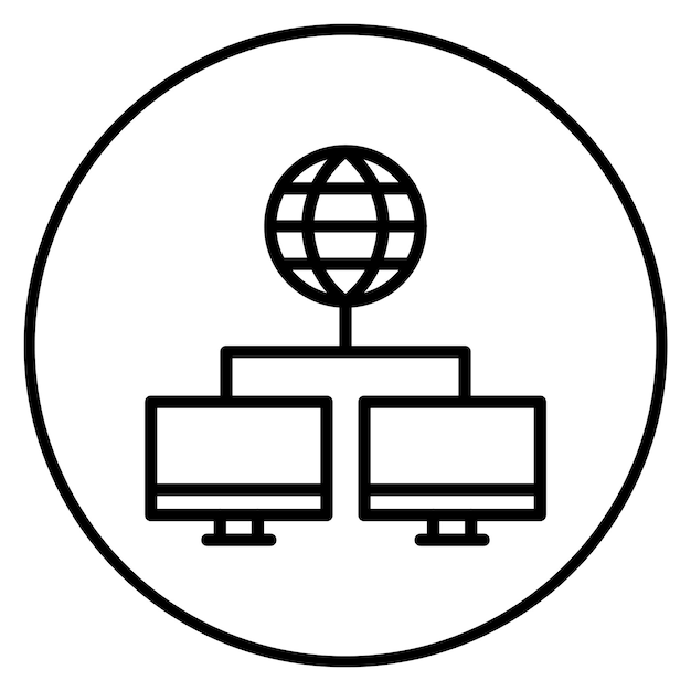 Network Connection icon vector image Can be used for Press Freedom Day