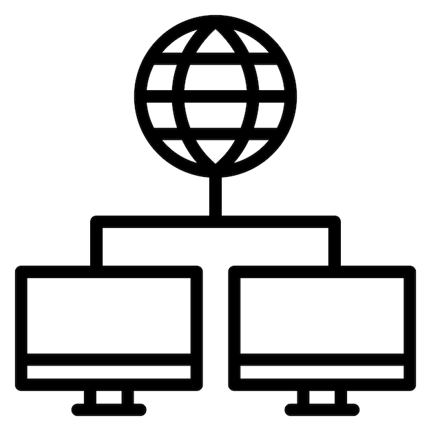 Network Connection icon vector image Can be used for Press Freedom Day